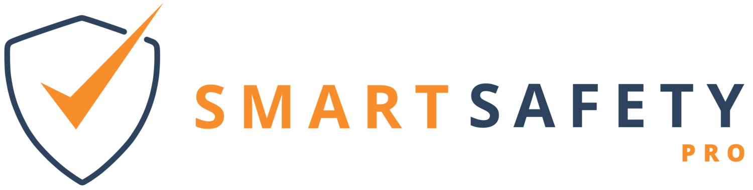 smart safety pro logo - navy and orange